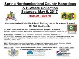 Northumberland County Household Hazardous Waste and E Waste Collection