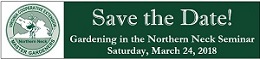 Save The Date – 2018 Gardening in the Northern Neck Seminar