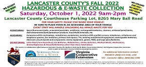 Lancaster County Fall 2022 Hazardous & E-Waste Collection