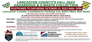UPDATED: Lancaster County Fall 2022 Hazardous & E-Waste Collection
