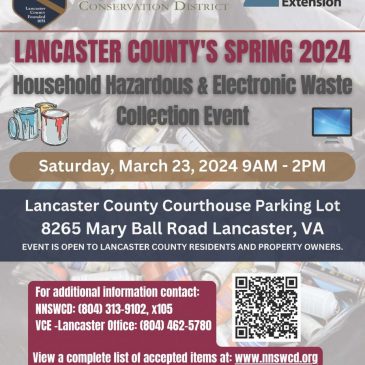 Lancaster County Spring 2024 Household Hazardous & Electronic Waste Collection Event