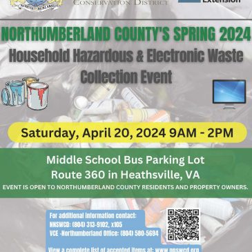 Northumberland County Spring 2024 Household Hazardous & Electronic Waste Collection Event