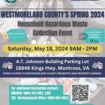 Westmoreland County Household Hazardous Waste Collection Returns May 18th